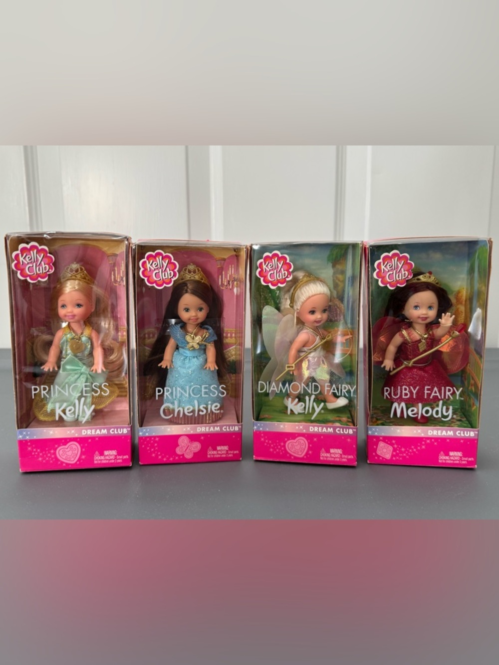 Part of Barbie Kelly Dream Club Collection are 8 Dolls & 2 Video Playsets, NRFB